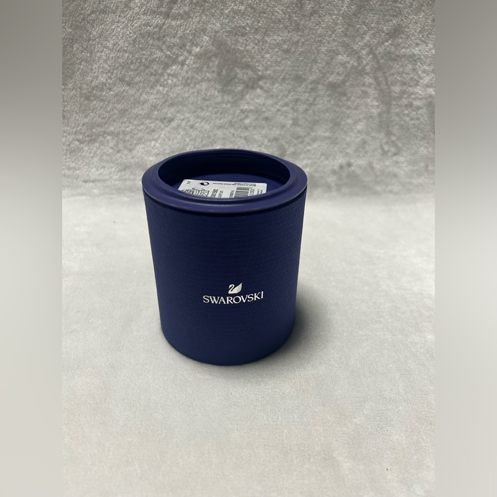 Small blue Swarovski lucky cat box ONLY